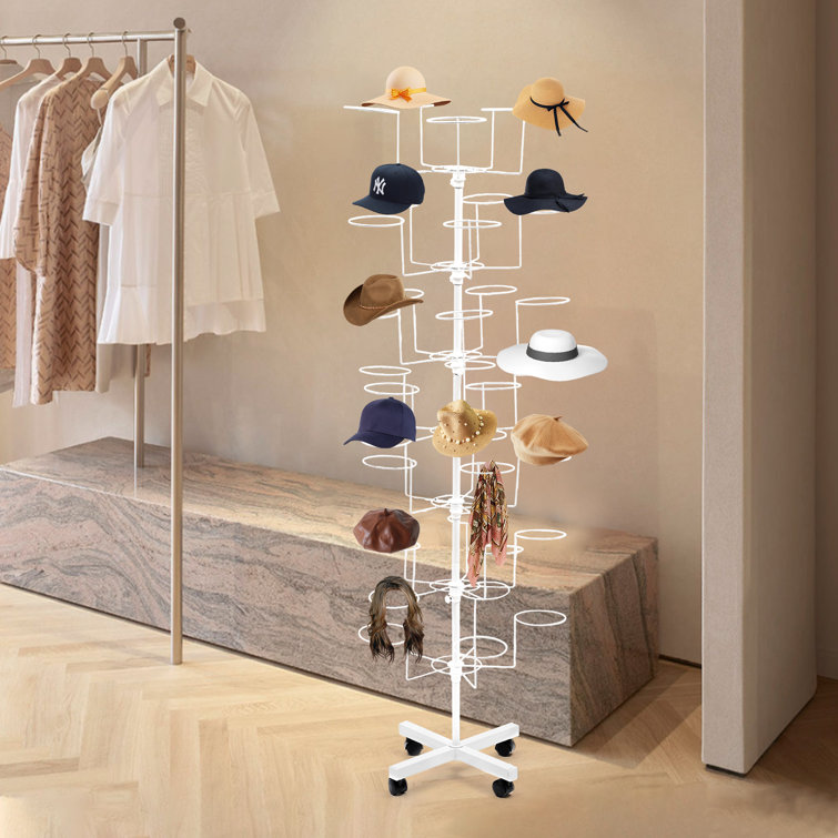 Free standing hat and coat online rack